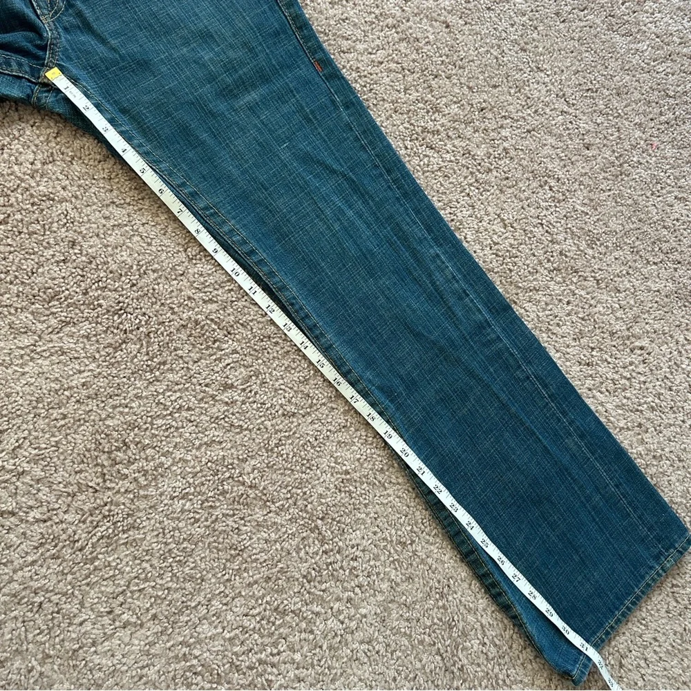True Religion Billy Bootcut Medium Wash Blue Low Rise Denim Jeans Size 30x34 - Picture 8 of 10
